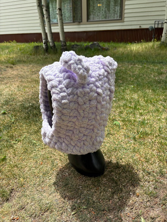 soft light purple hood