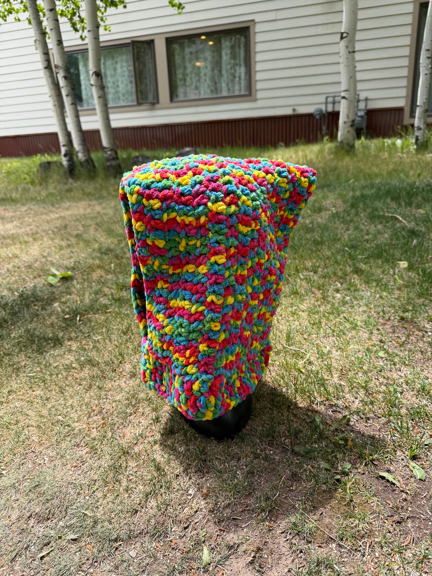 soft rainbow hood