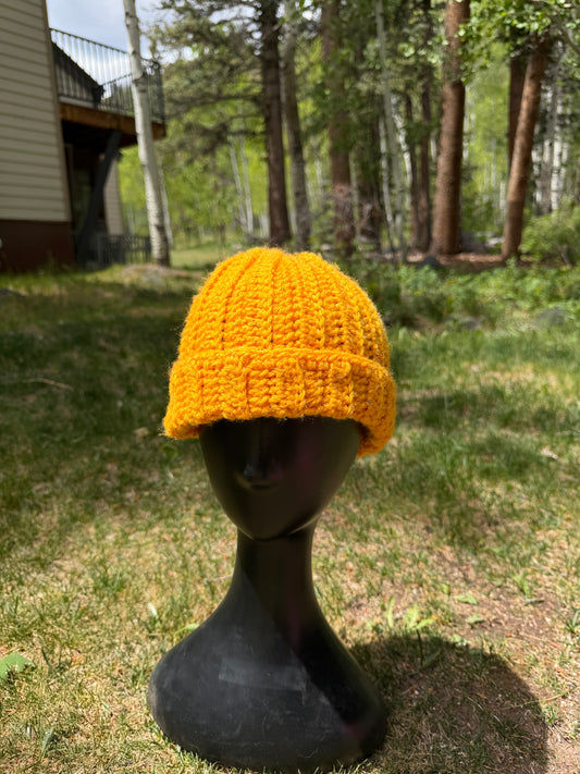 Yellow beanie