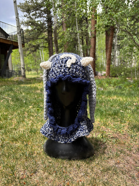 Three horn Tipper balaclava