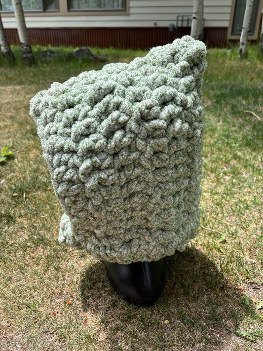 soft light green hood