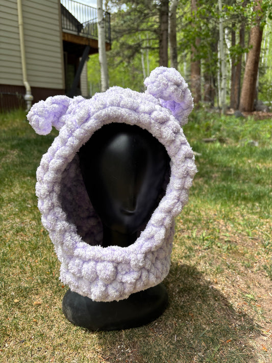 soft light purple hood