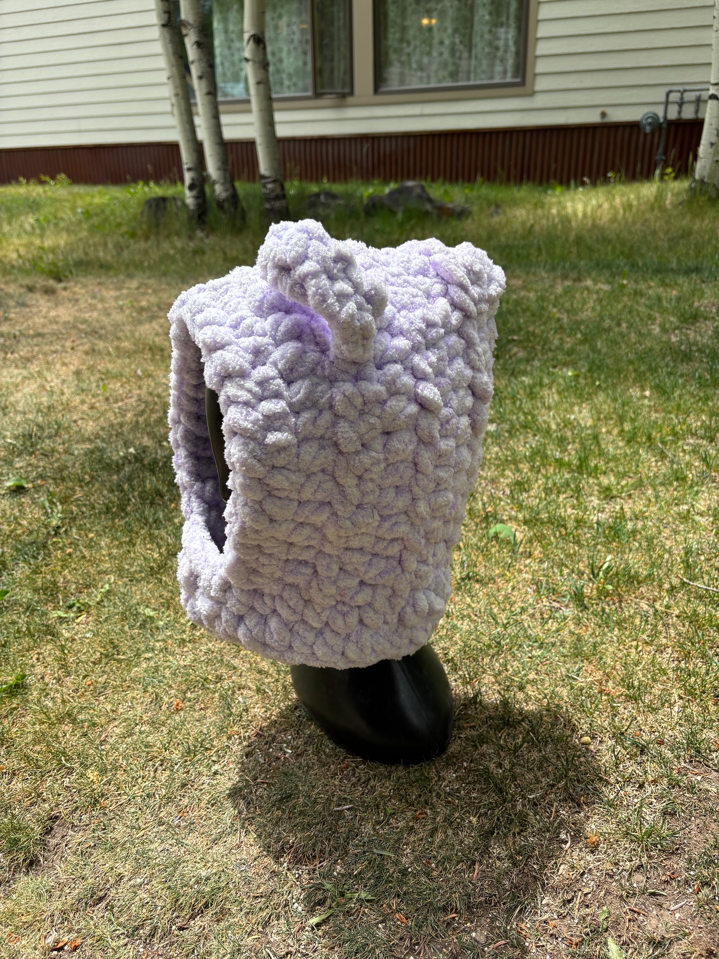 soft light purple hood