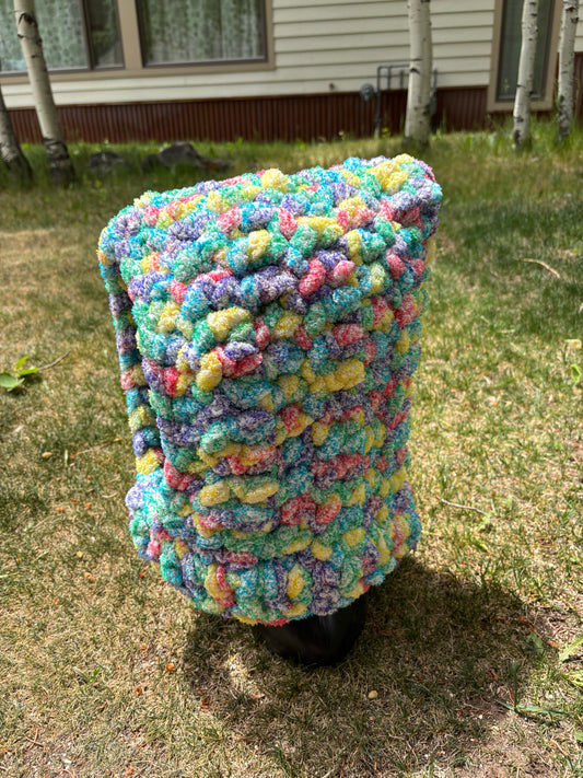soft rainbow hood